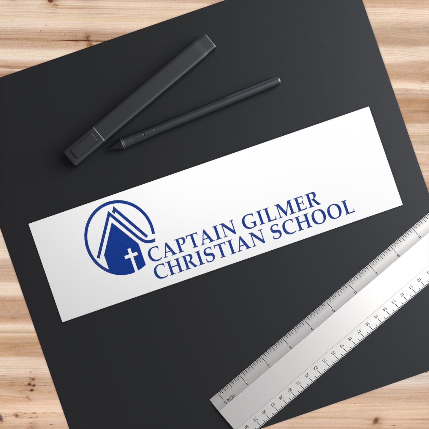 Captain Gilmer Christian School Bumper Sticker